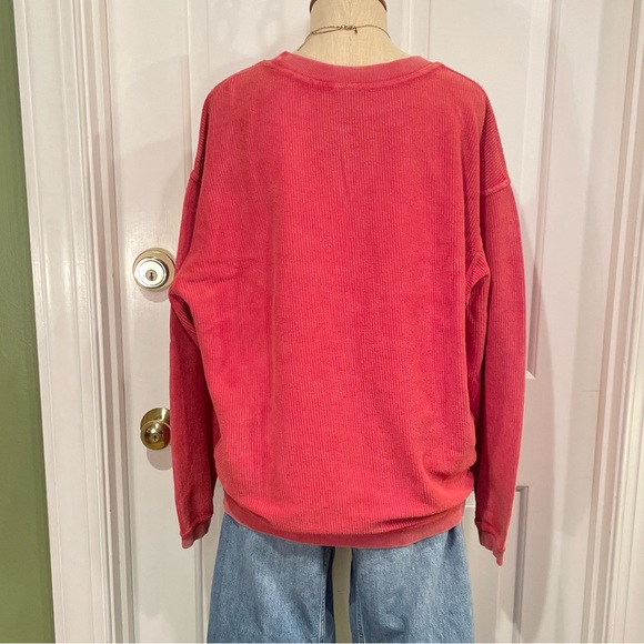 Wisconsin Red Ribbed Sweater - Picture 4 of 7